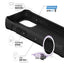 Itskins Ballistic Carbon Case Compatible With MagSafe - Apple iPhone 14 Pro / Black