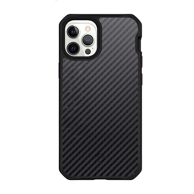 Itskins Carbon Case - Apple iPhone 12 & 12 Pro / Black