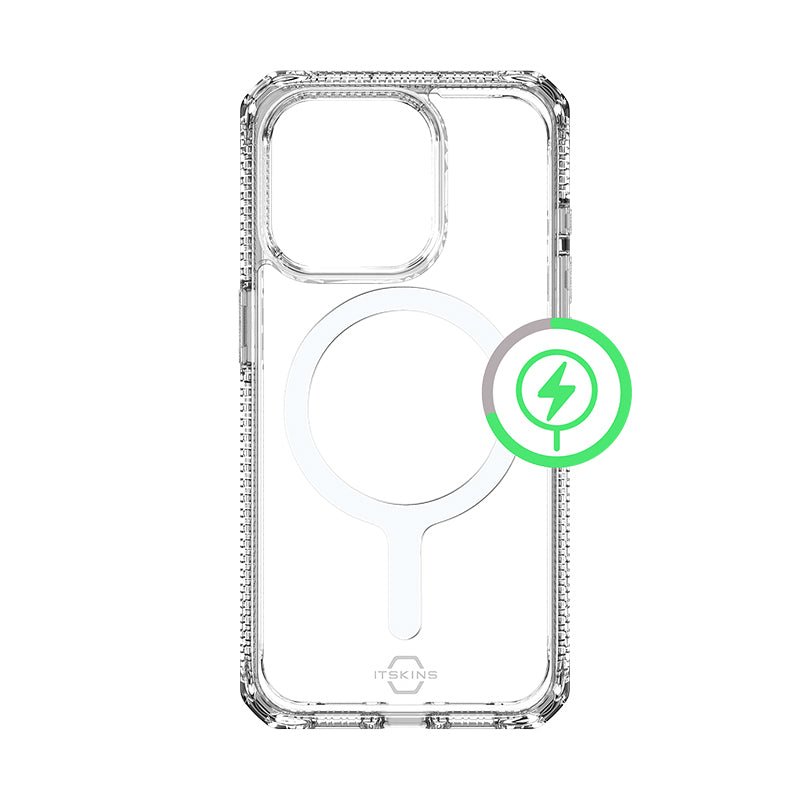 Itskins Hybrid Clear Magsafe Case - Apple iPhone 15 Pro / Transparent