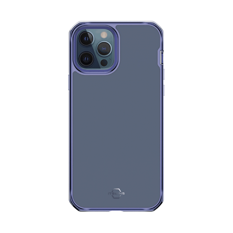 Itskins Hybrid Glass Case - Apple iPhone 12 & 12 Pro / Deep Blue