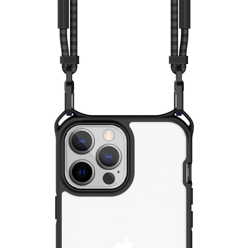 Itskins Hybrid Ombre Cover - Apple iPhone 13 Pro Max / Black And Transparent