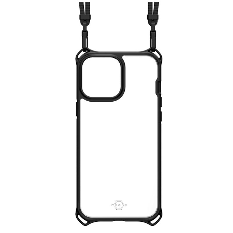 Itskins Hybrid Ombre Cover - Apple iPhone 13 Pro Max / Black And Transparent