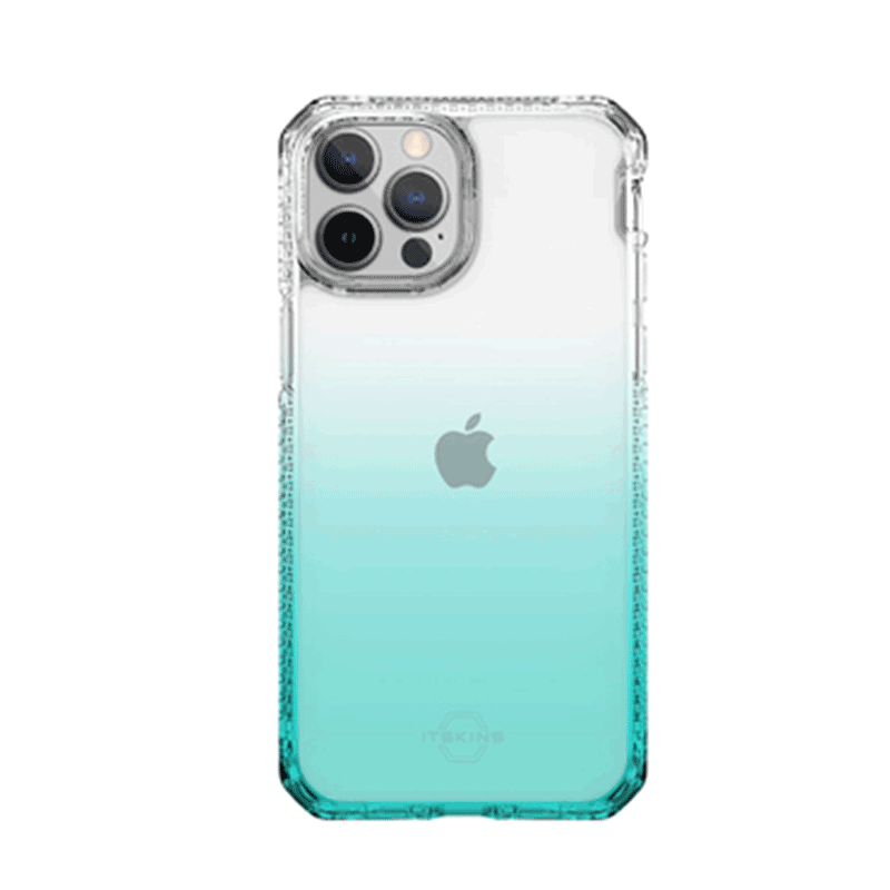 Itskins Hybrid Ombre Cover - Apple iPhone 13 Pro Max / Teal