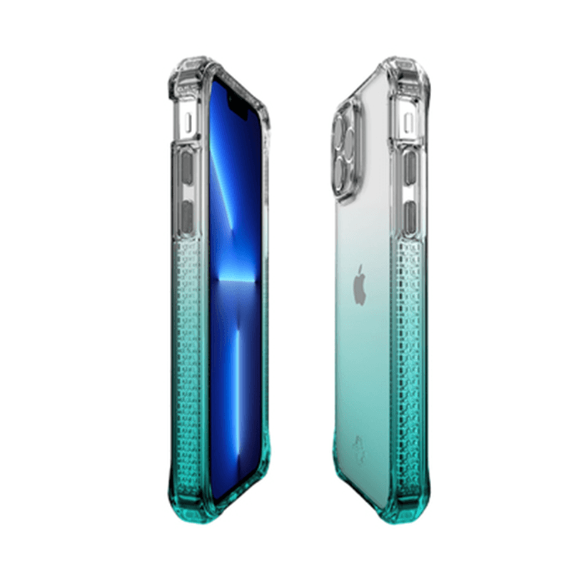 Itskins Hybrid Ombre Cover - Apple iPhone 13 Pro Max / Teal