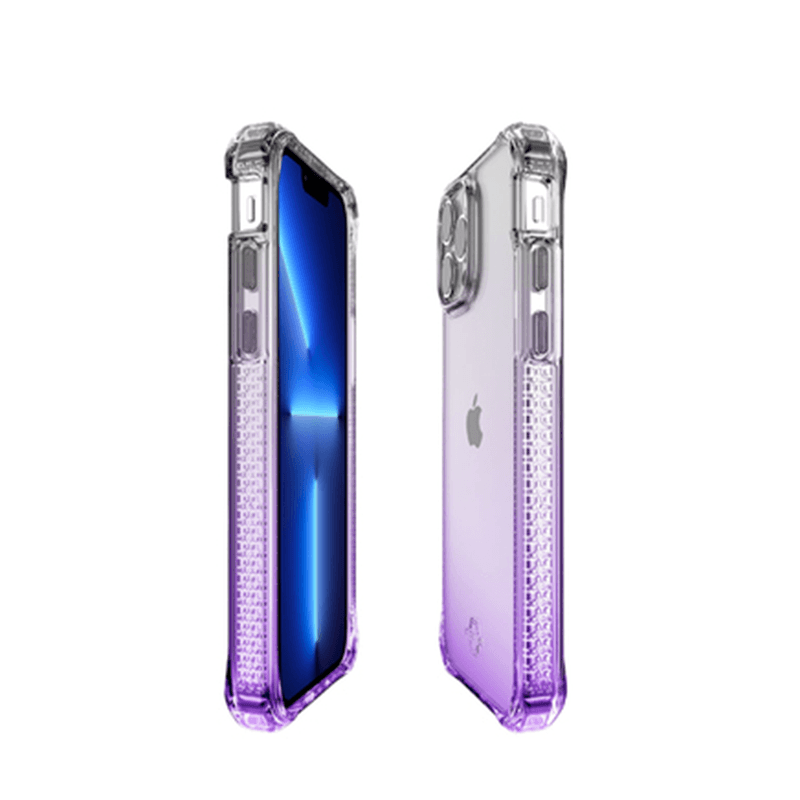 Itskins Hybrid Ombre Cover For iPhone 13 Pro - Light Purple