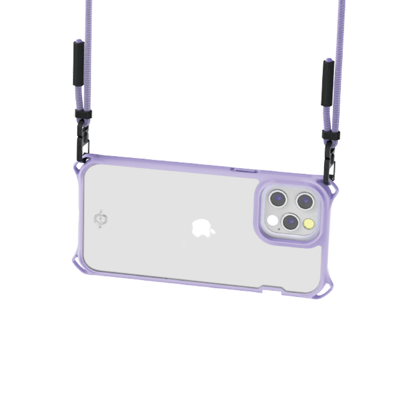 Itskins Hybrid Sling Case - Apple iPhone 13 Pro / Light Purple And Transparent