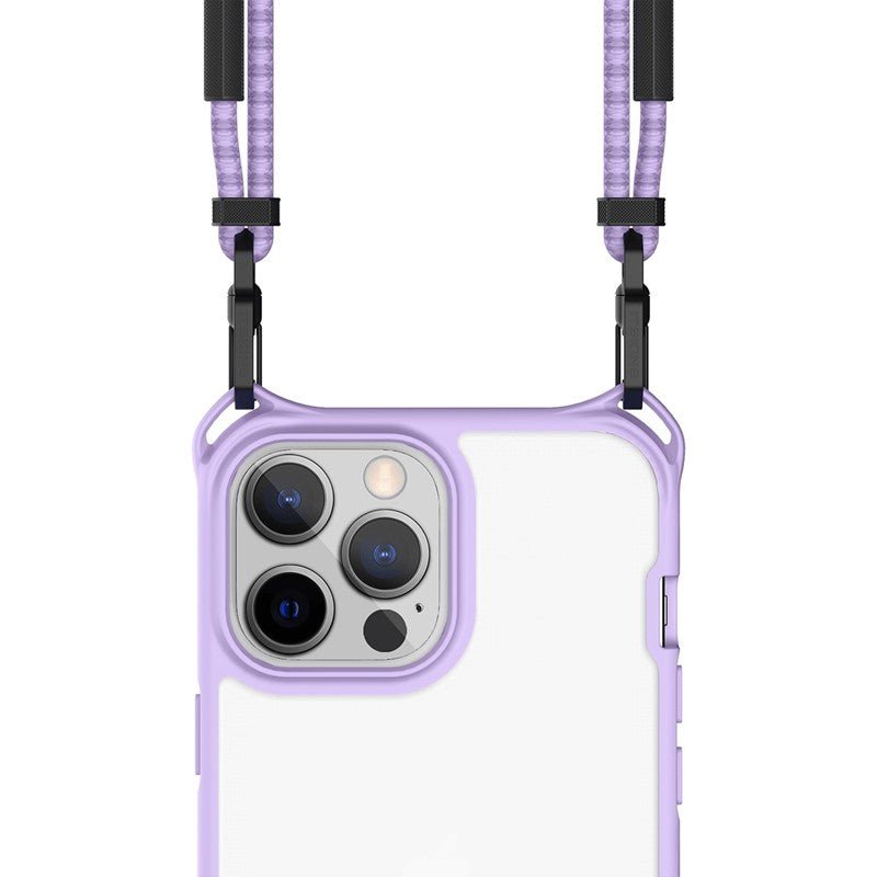 Itskins Hybrid Sling Case - Apple iPhone 13 Pro / Light Purple And Transparent