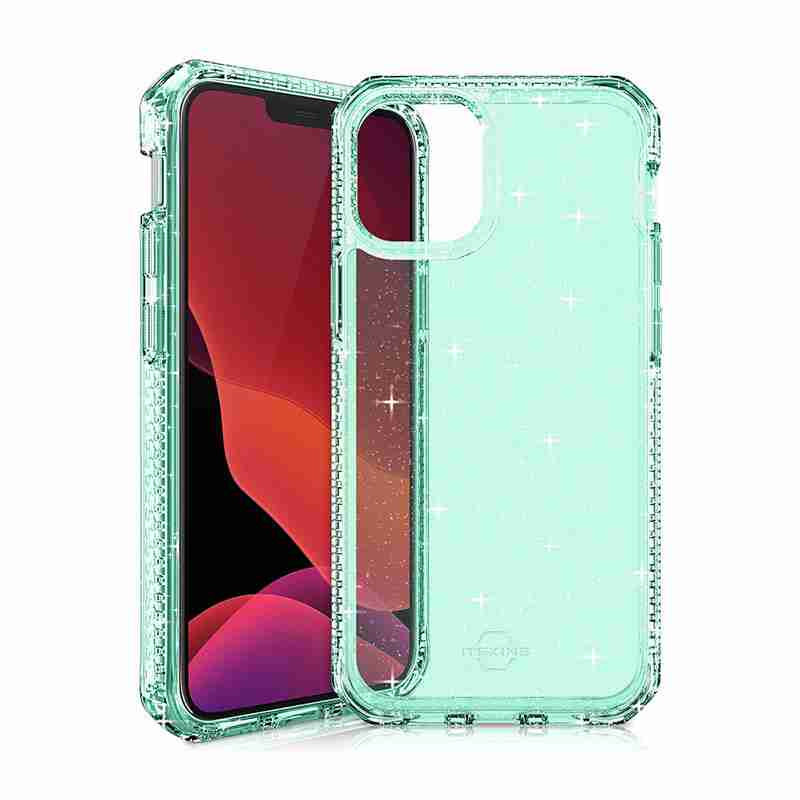 Itskins Hybrid Spark Case - Apple iPhone 12 & 12 Pro / Tiffany Green