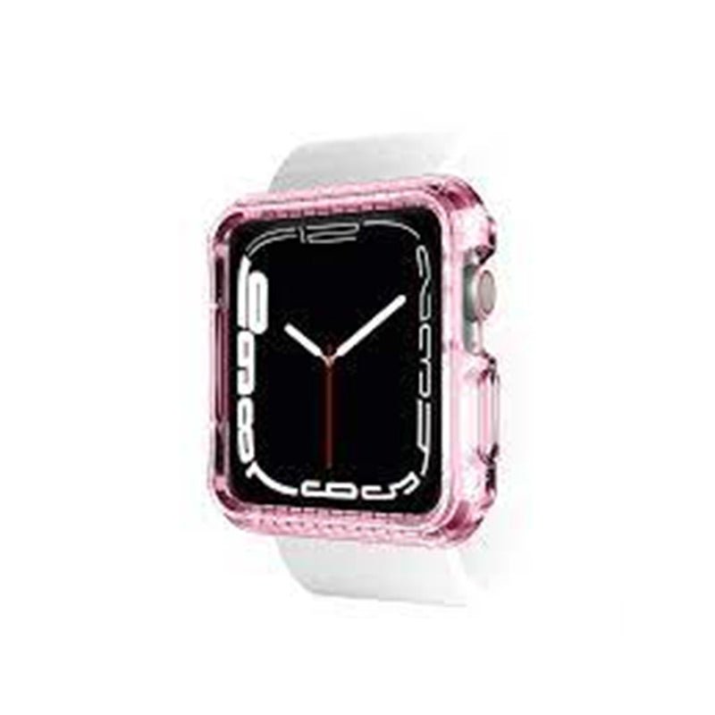 Itskins Spectrum Clear Series Case - 45mm / Apple Watch 7 / Light Pink
