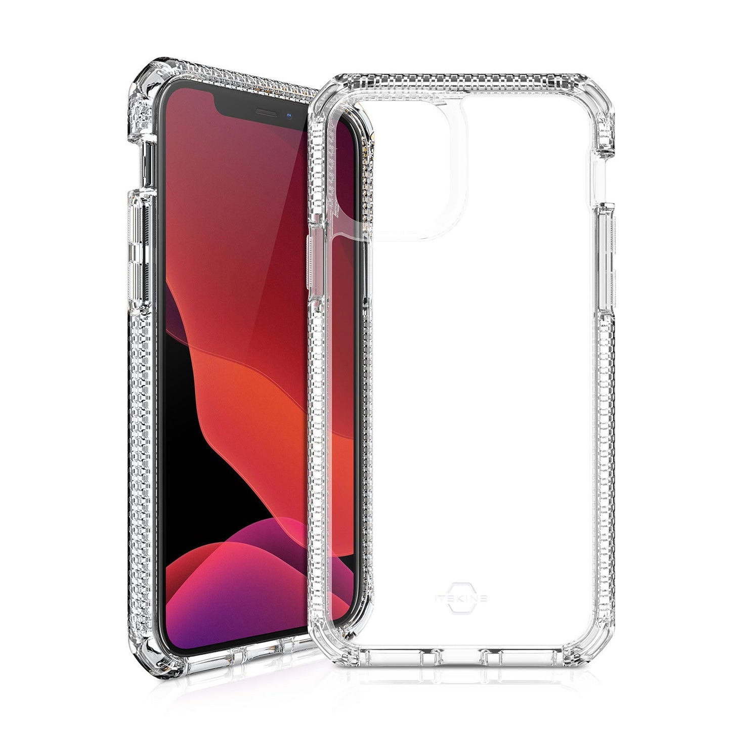 Itskins Supreme Clear - Antimicrobial Case 4.5 Meter Drop Protection For - iPhone 12 Pro Max / Transparent