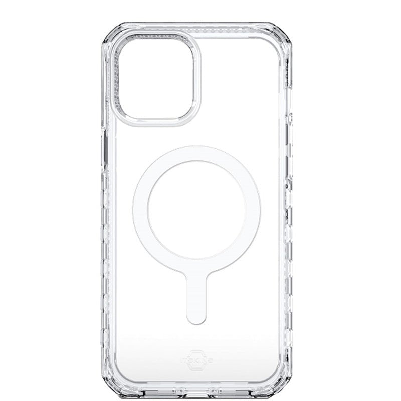 Itskins Supreme Magclear Cover - Apple iPhone 13 Pro / Transparent White Print