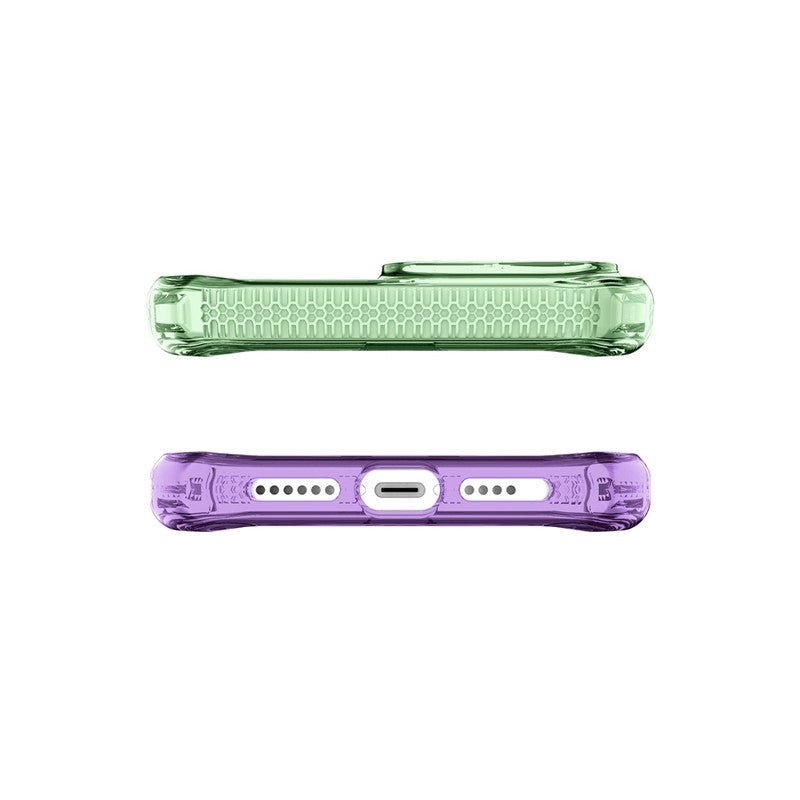 Itskins Supreme Prism Case - Apple iPhone 13 Pro / Light Green And Light Purple