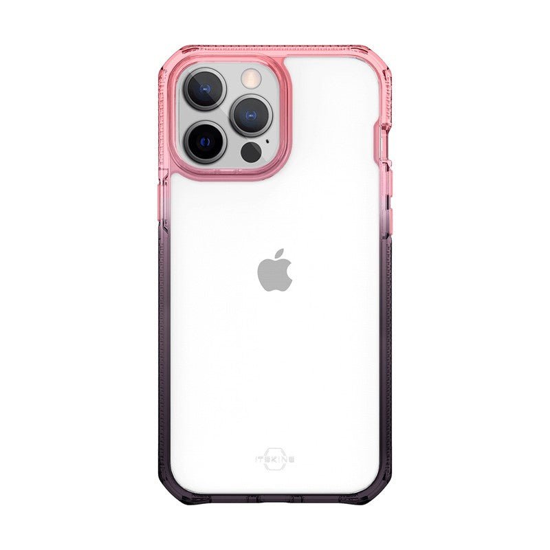 Itskins Supreme Prism Case - Apple iPhone 13 Pro / Light Pink And Grey