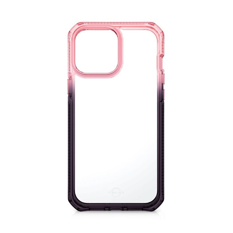 Itskins Supreme Prism Case - Apple iPhone 13 Pro / Light Pink And Grey