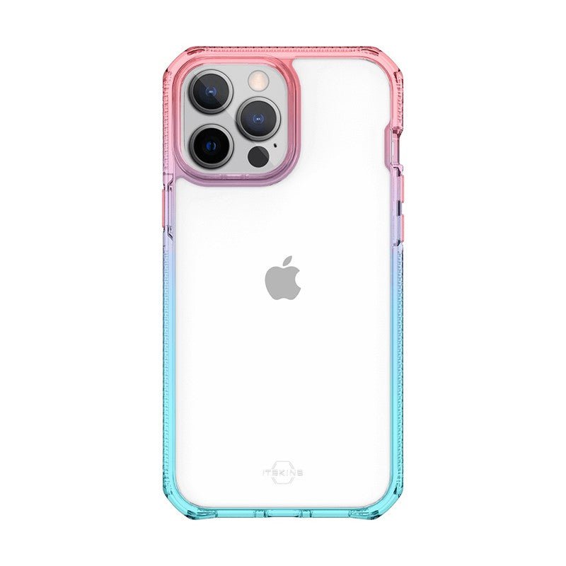 Itskins Supreme Prism Case - Apple iPhone 13 Pro / Light Pink And Light Blue