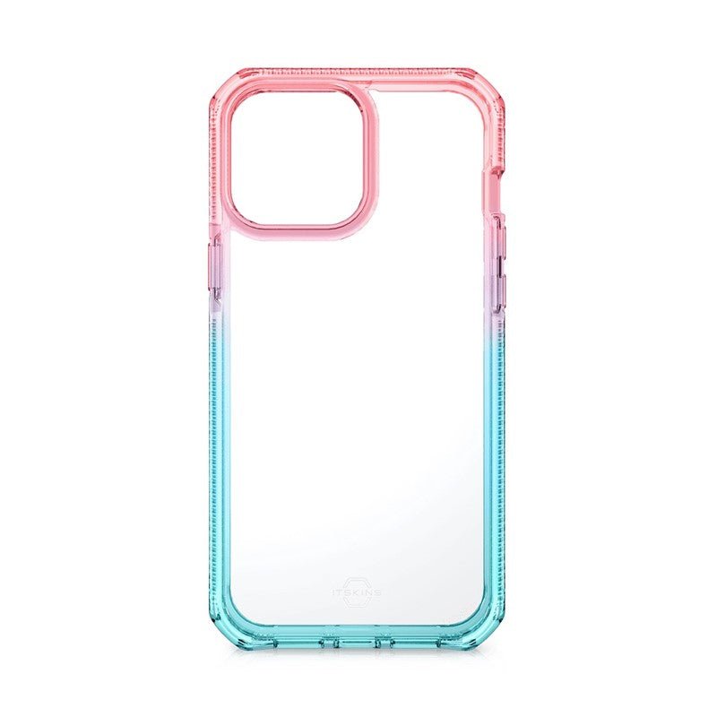 Itskins Supreme Prism Case - Apple iPhone 13 Pro / Light Pink And Light Blue