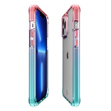 Itskins Supreme Prism Series Cover For iPhone 13 Pro Max (6.7) -Light Purple And Light Blue