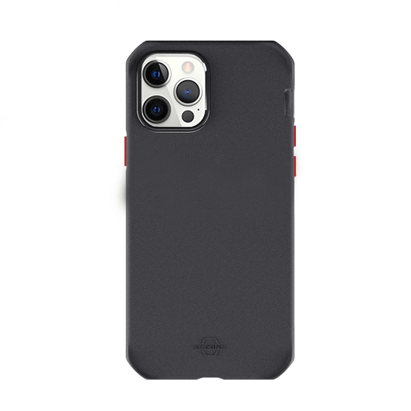 Itskins Supreme Solid Case For iPhone 12 Pro Max - Black And Red