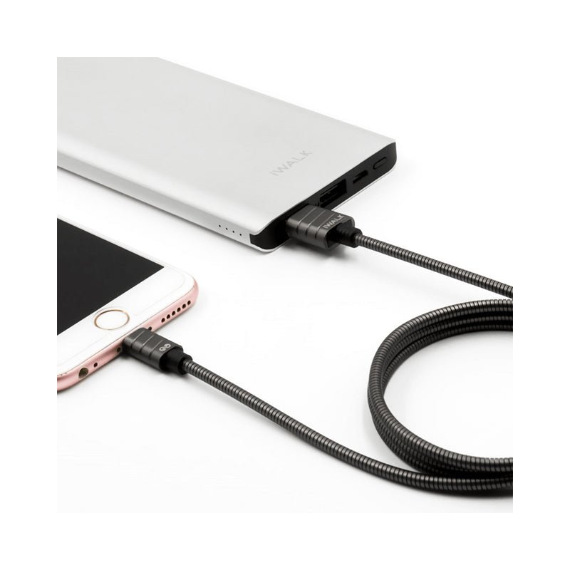 iWALK Metallic Cable - Lightning / 1 Meter / Gray