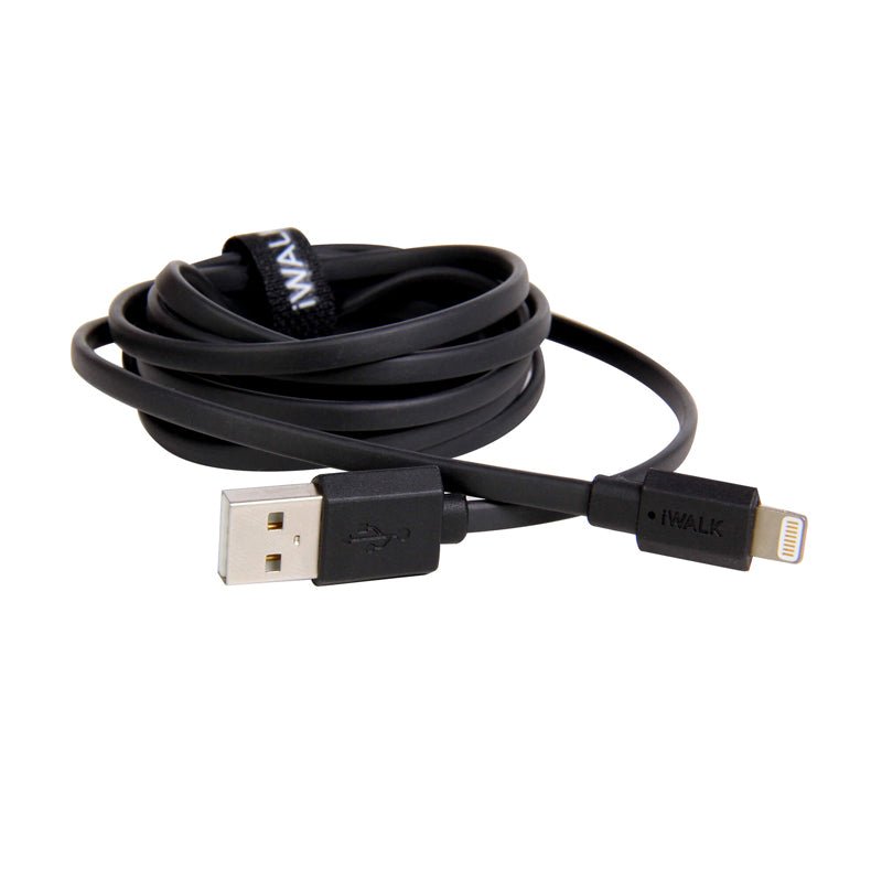 iWALK Trione Tangle Free Charging Cable - Lightning / 2 Meters / Black