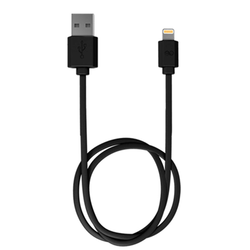 iWALK Trione Tangle Free Charging Cable - Lightning / 2 Meters / Black