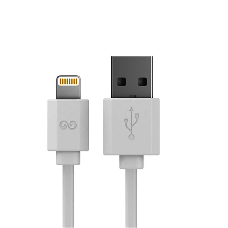 iWALK Trione Tangle Free Lightning To USB Cable 2M - White