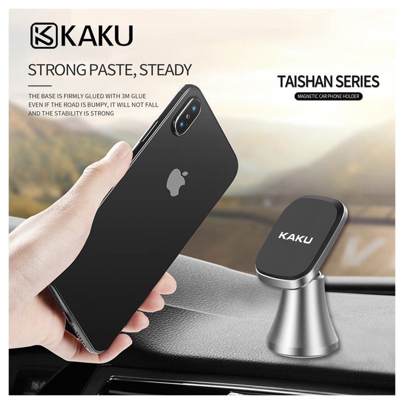 Kaku Magnetic Car Phone Holder - 360° / Aluminum Alloy