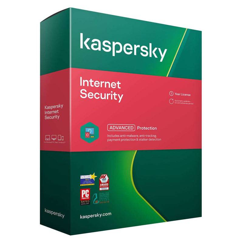 Kaspersky Internet Security 2021 - 4 Devices / 1 Year / DVD