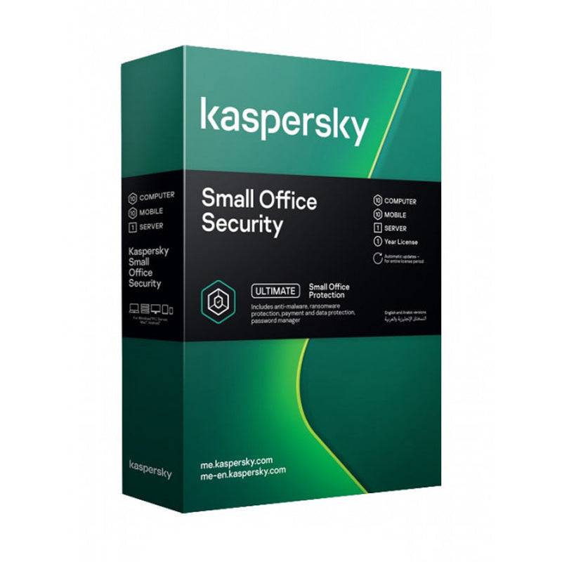 Kaspersky Small Office Security - 10 PC/Mobile + 1 Server / 1 Year / CD