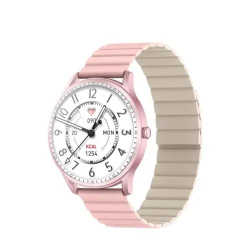 Kieslect Lora Lady BT Calling Smart Watch with Magnetic Strap -  Pink