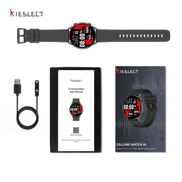 Kieslect Smart Calling Watch Kr - Black