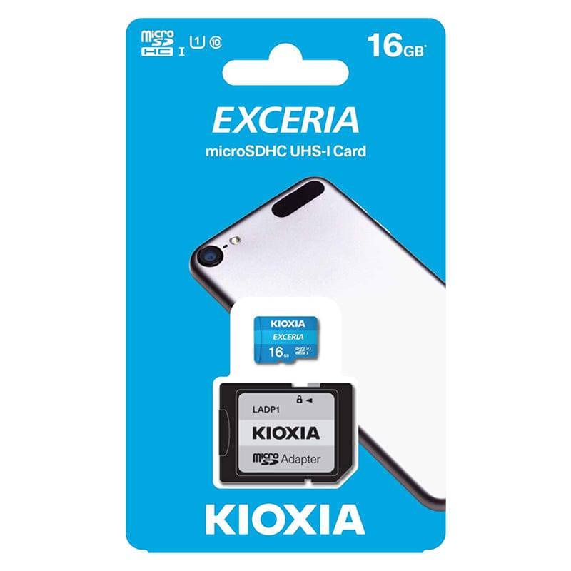 Kioxia Exceria Micro SD Card - 16GB / C10 / UHS-I