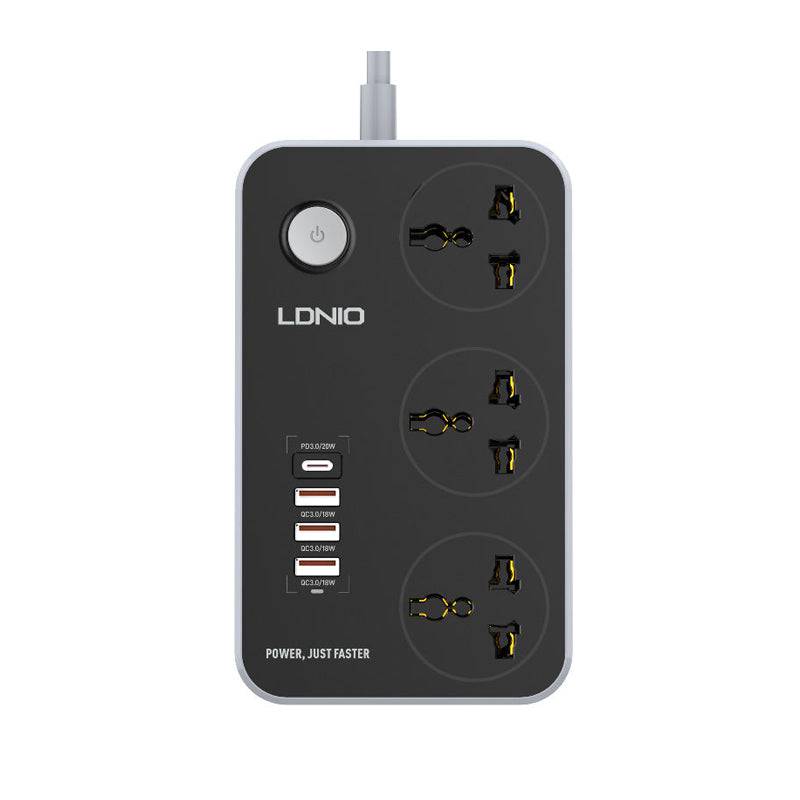 Ldnio 3 Extension Power Socket - 3 Way / USB / 2 Meters