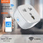 LDNIO Wifi Smart عالمي Power Plug UK - أبيض