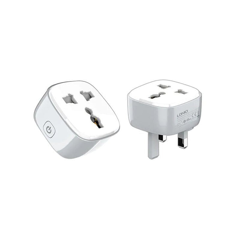 LDNIO Wifi Smart عالمي Power Plug UK - أبيض