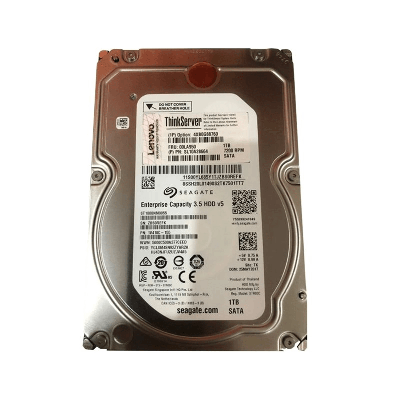 Lenovo 1TB SATA Hard Drive - 1TB / 3.5-inch / SATA / 7200 RPM / 6Gbps / Open Box