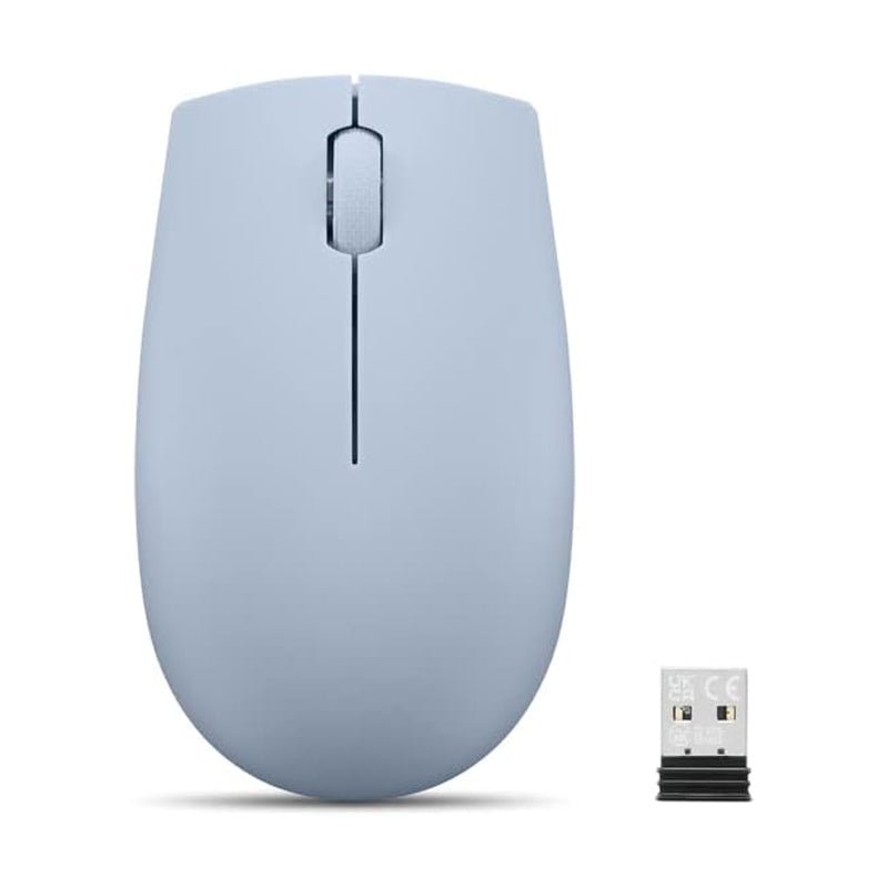 Lenovo 300 Wireless Compact Mouse - 2.40GHz / 1000 DPI / Wireless / Frost Grey - Mouse