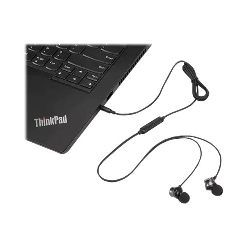 Lenovo Analog In-Ear Headphone Gen II - 3.5mm / Wired / Black