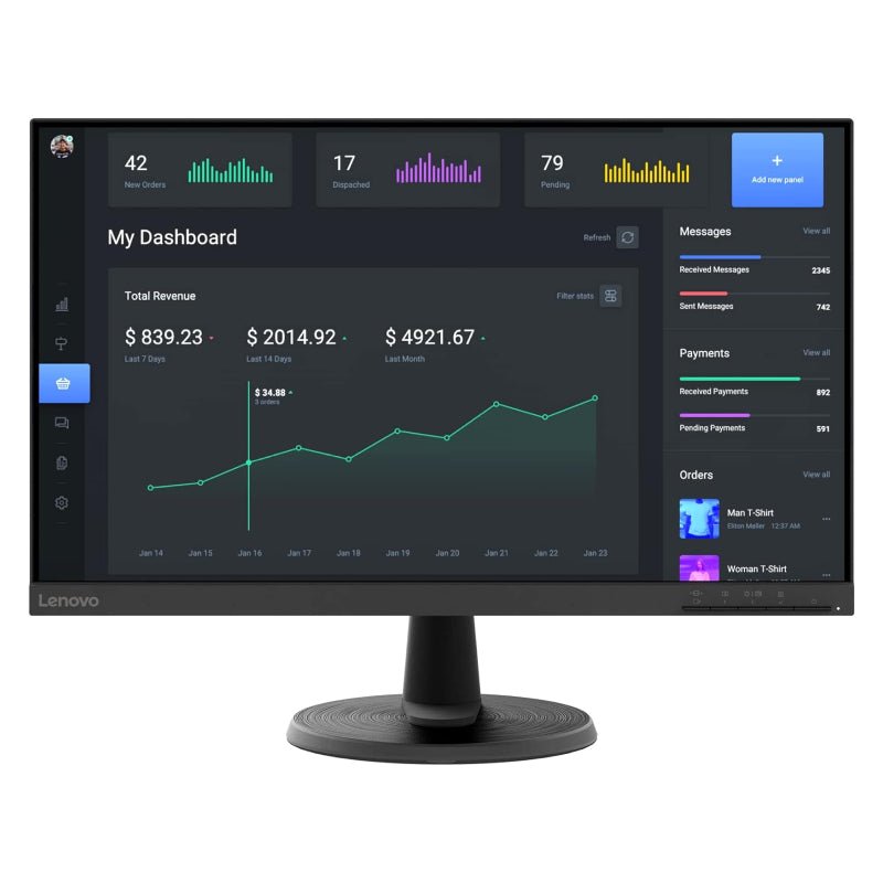 Lenovo C24-40 - 23.8" VA FHD / 4ms / D-Sub / HDMI - Monitor