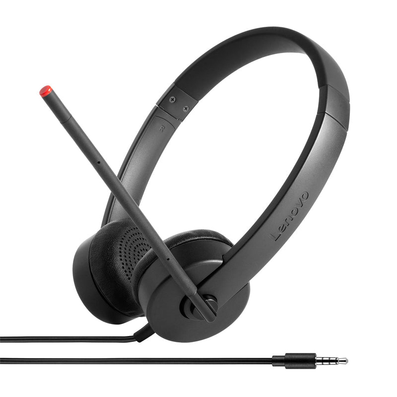 Lenovo Essential Stereo Analog Headset - 3.5mm / Wired / Stereo / Black