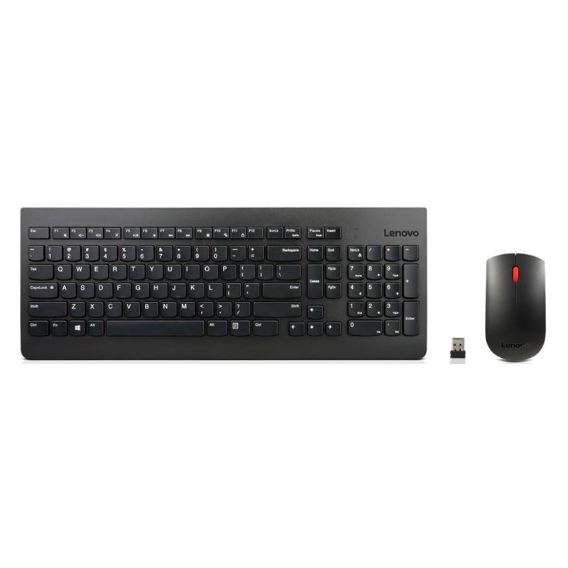 Lenovo Essential Wireless Keyboard and Mouse Combo - 2.40GHz / 1200 dpi / Optical / USB Wireless Receiver - Keyboard & Mouse Combo