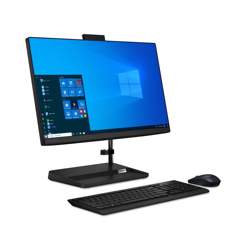 Buy Lenovo IdeaCentre 3 AIO PC - i3 / 4GB / 256GB (NVMe M.2 SSD) / 21.5" FHD Non-Touch / Win 10 Pro / Black / 1YW - Desktop - WIBI (Want IT. Buy IT.) Kuwait