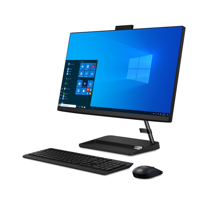 Lenovo IdeaCentre 3 AIO PC - i3 / 4GB / 256GB (NVMe M.2 SSD) / 21.5" FHD Non-Touch / Win 10 Pro / Black / 1YW - Desktop