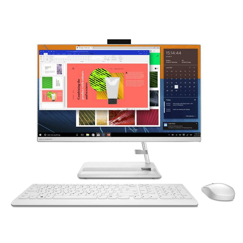 Lenovo IdeaCentre 3 AIO PC - i5 / 16GB / 1TB / 23.8" FHD Non-Touch / DOS (Without OS) / 1YW / White - Desktop