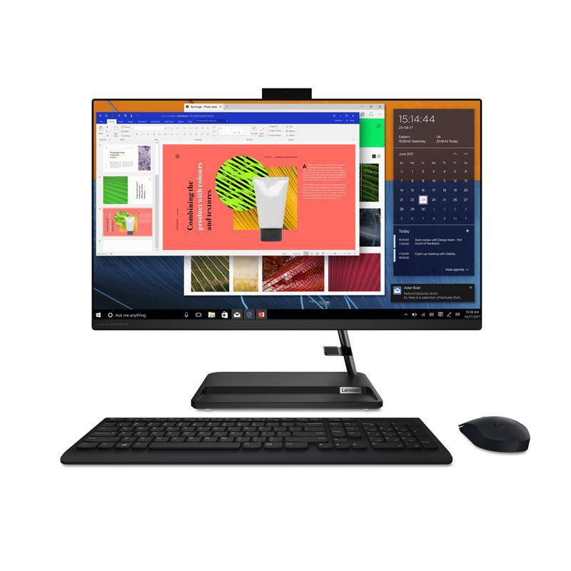 Buy Lenovo IdeaCentre 3 AIO PC - i5 / 8GB / 1TB / 23.8" FHD Non-Touch / 2GB VGA / DOS (Without OS) / 1YW / Black - Desktop - WIBI (Want IT. Buy IT.) Kuwait