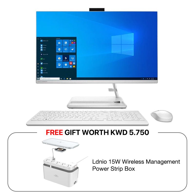 Lenovo IdeaCentre 3 Gen 6 AIO PC - i5 / 16GB / 1TB / 21.5" FHD Non-Touch / Win 11 Pro / 1YW / English / White - Desktop