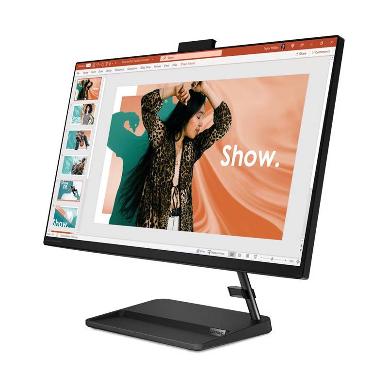 Lenovo IdeaCentre 3 Gen 7 AIO PC - i5 / 16GB / 1TB (NVMe M.2 SSD) / 27" FHD Non-Touch / DOS (Without OS) / 1YW / Arabic/English / Black - Desktop