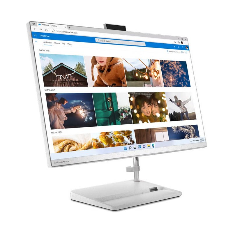 Lenovo IdeaCentre 3 Gen 7 AIO PC - i5 / 16GB / 1TB (NVMe M.2 SSD) / 27" FHD Non-Touch / DOS (Without OS) / 1YW / Arabic/English / White - Desktop