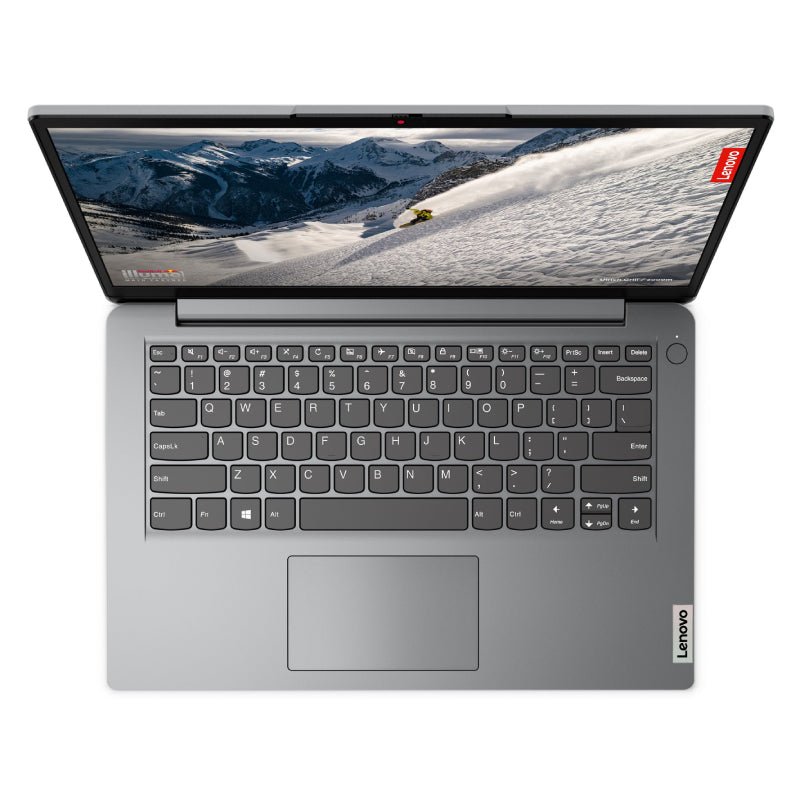 Lenovo IdeaPad 1 Gen 7 - 14.0" HD / Celeron / 4GB / 250GB (NVMe M.2 SSD) / Win 11 Home / 1YW / Arabic/English / Cloud Grey - Laptop