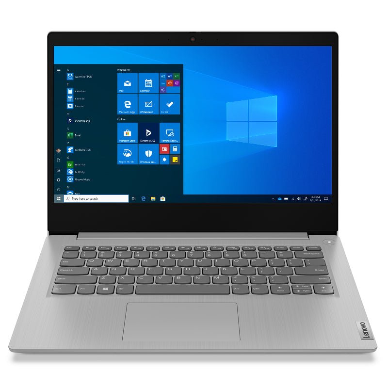 Lenovo IdeaPad 3 - 14.0" HD / AMD Ryzen 3 / 4GB / 128GB (NVMe M.2 SSD) / Win 10 Home / 1YW / Arabic/English / Platinum Grey - Laptop